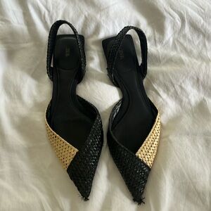 Zara slides size 9.5